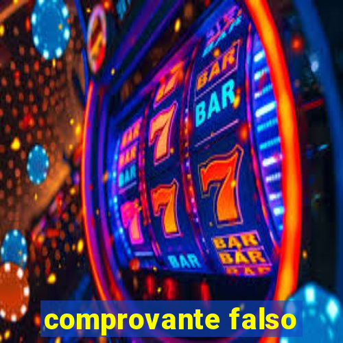 comprovante falso